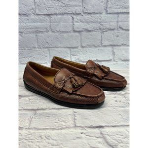 Dockers Mens Sinclair Kiltie Loafers Antique Brown Size 9m 90-7317